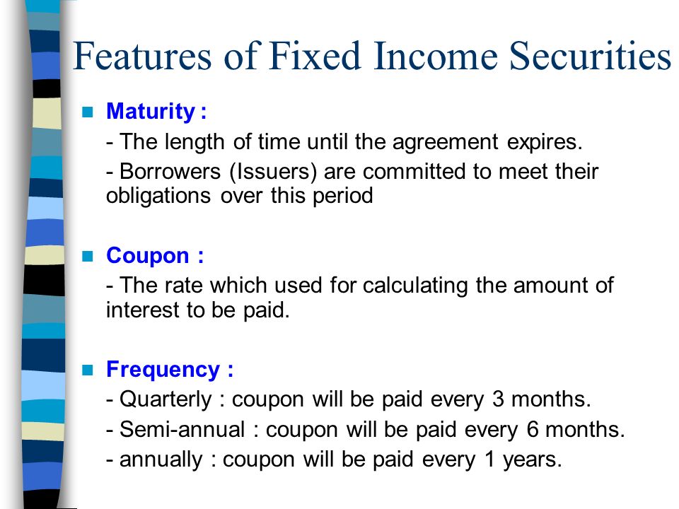 Fixed – income Securities - ppt download